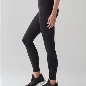 NWT Lululemon Fast & Free 7/8 Tight II  25" Black